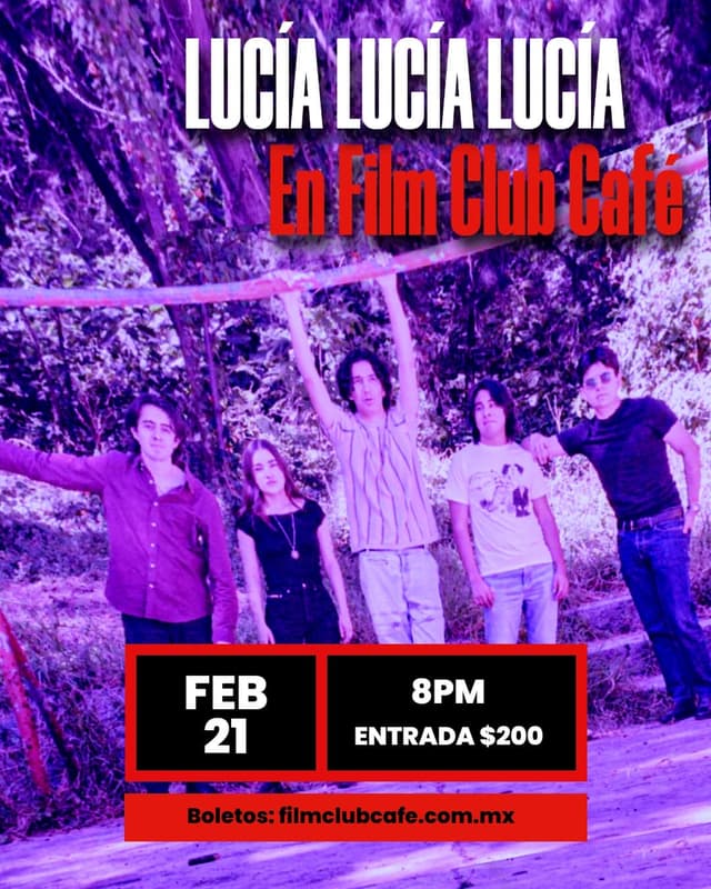 LUCÍA LUCÍA LUCÍA EN CONCIERTO