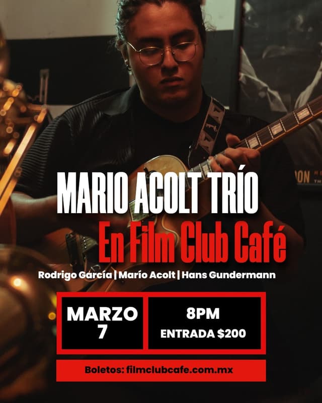 MARIO ACOLT TRÍO EN CONCIERTO