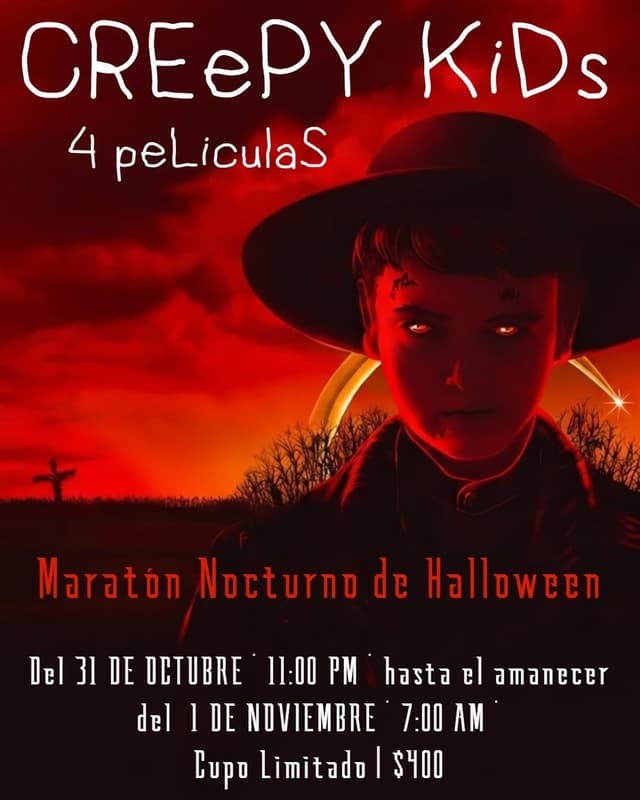 CREEPY KIDS - MARATÓN NOCTURNO HALLOWEEN 2026